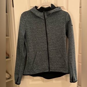 Nike Dri-Fit Green Heathered Hooded Jacket